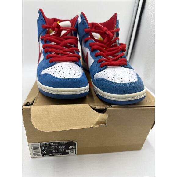 Size 8.5 - Nike Dunk SB High Doraemon - Picture 1 of 8